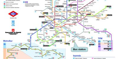 Madrid željeznički kolodvor karti