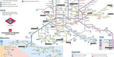 Madrid metro kartica