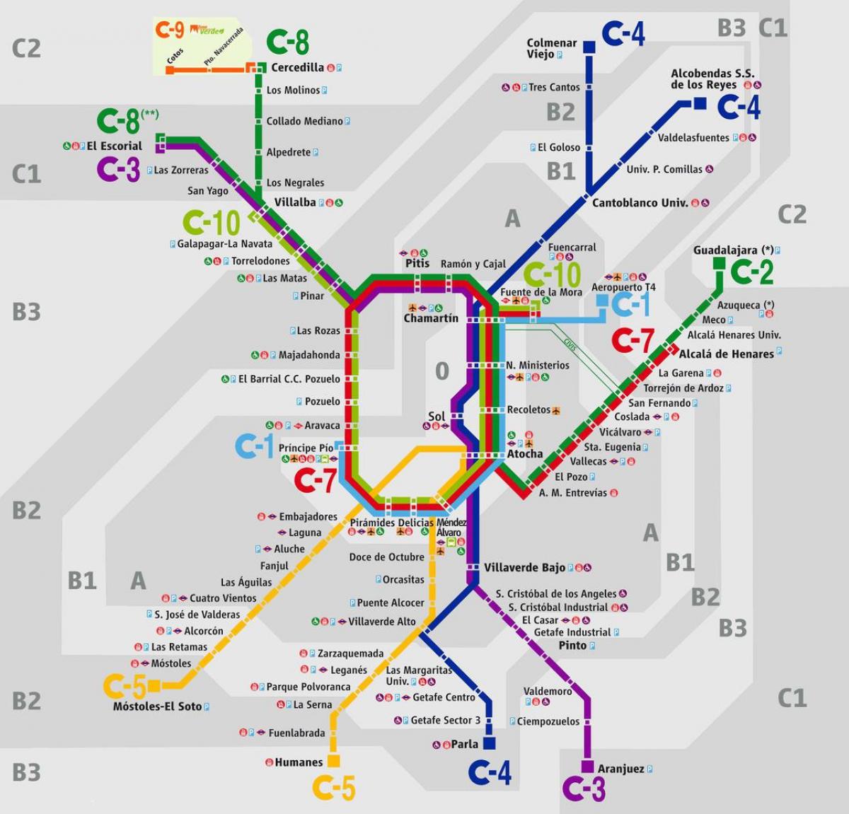 željeznička postaja karti Madrid Atocha 