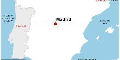 Karta glavnog grada Španjolske