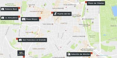 Karta Madrid Atocha