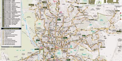 Karta Madrida noćni autobus 